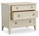 Century® Monarch Hampton Chalk 3-Drawer Small Nightstand-2