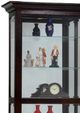 American Heartland Manufacturing Clear/Poplar 36" Tall Side-Entry Curio-1