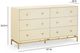 TOV Furniture Pesce Cream 6-Drawer Dresser-2