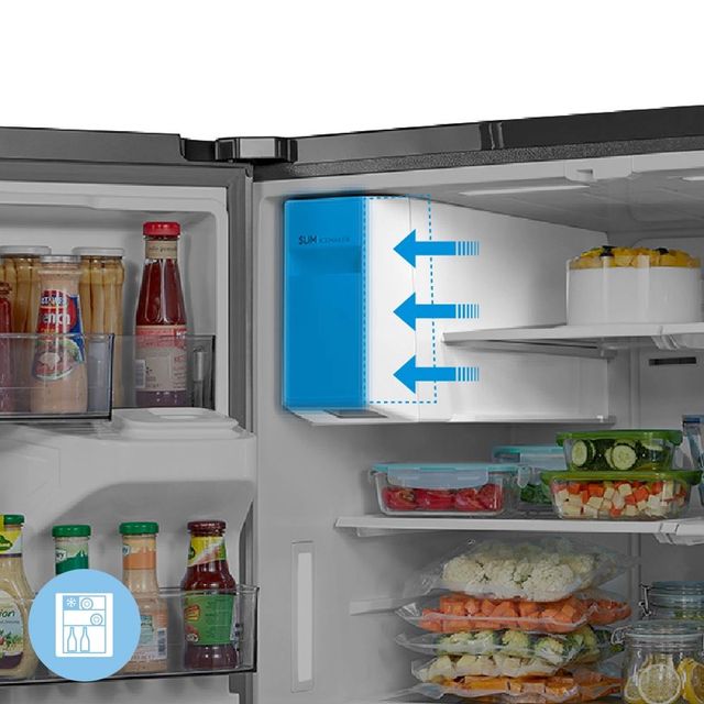 Midea® 36 in. 29.3 Cu. Ft. Stainless Steel French Door Refrigerator -6