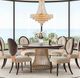 Michael Amini® Camellia Field Warm Pecan Round Dining Table-1