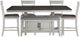 Steve Silver Co. Hyland 6-Piece Charcoal/Stone Gray Counter Dining Set-0