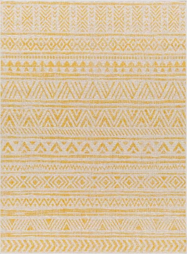 Surya Eagean Yellow 4'x6' Area Rug-0