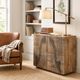 Crestview Marcell Stained Brown 2-Door Cabinet-1