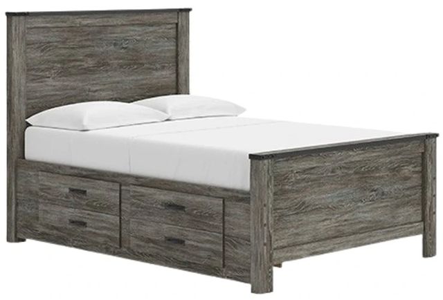 Signature Design by Ashley® Frandern Black/Gray Youth Twin Panel Storage Bed-0