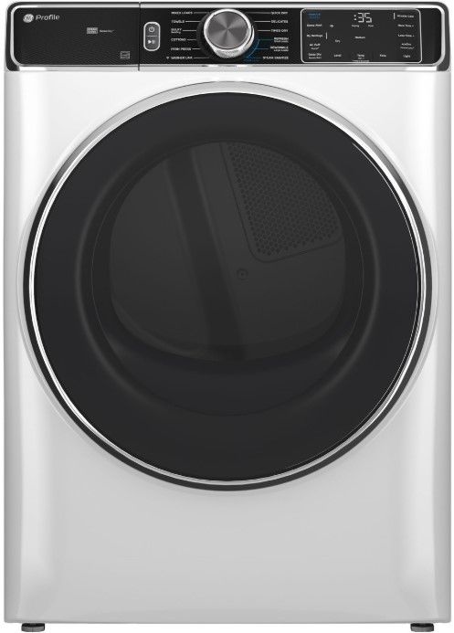 GE Profile™ 7.8 Cu. Ft White Electric Dryer-0