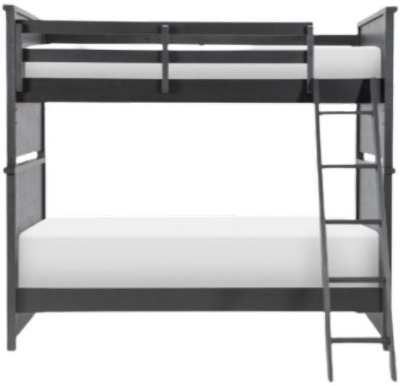 Legacy Classic Flatiron Midnight Youth Twin Over Twin Bunk Bed-2