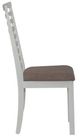 Liberty Furniture Brook Bay Gray/Textured White Ladder Back Side Chair-3