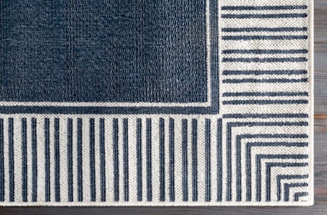 Surya Alfresco Navy/White 5'x8' Area Rug-4