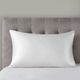 Olliix by Madison Park Silk 100% White Standard Mulberry Single Pillow Case-0