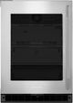 Kitchenaid® 24" 5.2 Cu Ft. Stainless Steel Under the Counter Refrigerator With Glass Door-0