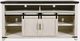 Jofran Inc. Madison County Vintage White Electric Fireplace Media Console-2