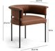 TOV Furniture Taylor Black/Brown Dining Chair-2
