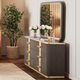 Michael Amini® West Kensington Medium Espresso Dresser-1