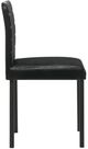 Coaster® Garza 4-Piece Black Upholstered Dining Side Chair Set-4