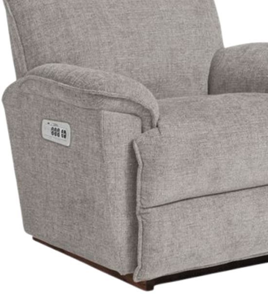 La-Z-Boy® Jay Linen Power Rocking Recliner with Headrest-1