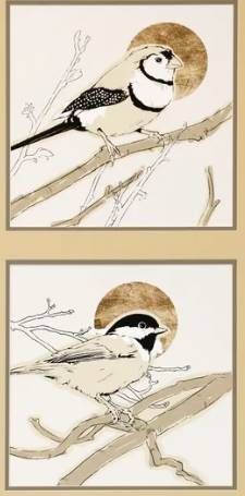Stylecraft Black/Brown/Gray/Light Brown/White Wall Art-1