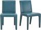 Moe's Home Collection Monte 2-Piece Teal Dining Side Chair Set-4