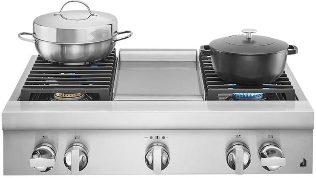 JennAir® NOIR™ 36" Stainless Steel Natural Gas Rangetop-1