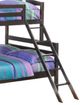 Night & Day Furniture™ Zest Bedroom Sesame Dark Chocolate Twin over Full Bunk Bed-1