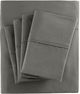 Olliix by Madison Park Charcoal King 800 Thread Count Cotton Rich Sateen Sheet Set-0