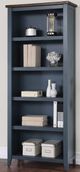 Martin Furniture Fairmont Dusty Blue Open Bookcase-1