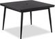 Telescope Casual Nola MGP Aluminum Black Square Dining Height Tapered Leg Table with Hole-0