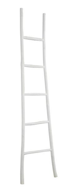 Deco Marche White Slanted Ladder-1