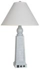 Lamps Per Se Distressed Sea Blue Table Lamp-0