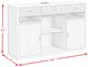 Elements International Cambrie Off-White/Natural Buffet-2