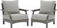 Signature Design by Ashley® Visola 4-Piece Gray Outdoor Seating Set-3