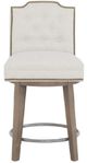 Fairfield® Customizable Dining Entree Empire 20" Short Back Swivel Counter Stool-1