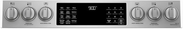 Café™ 30" Stainless Steel Smart Slide-In Dual Fuel Range with Warming Drawer-8