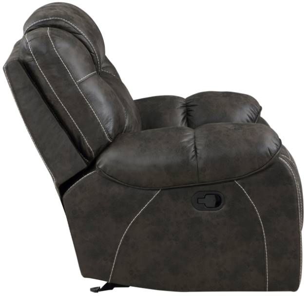 Homelegance® Gainesville Chocolate Glider Manual Reclining Chair-3