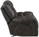 Homelegance® Gainesville Chocolate Glider Manual Reclining Chair-3