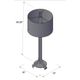 Surya Gustav Metallic Brass Lamp-2