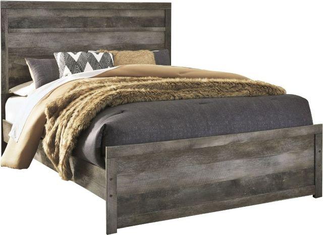 Signature Design by Ashley® Wynnlow 3-Piece Gray King Panel Bed Set-1
