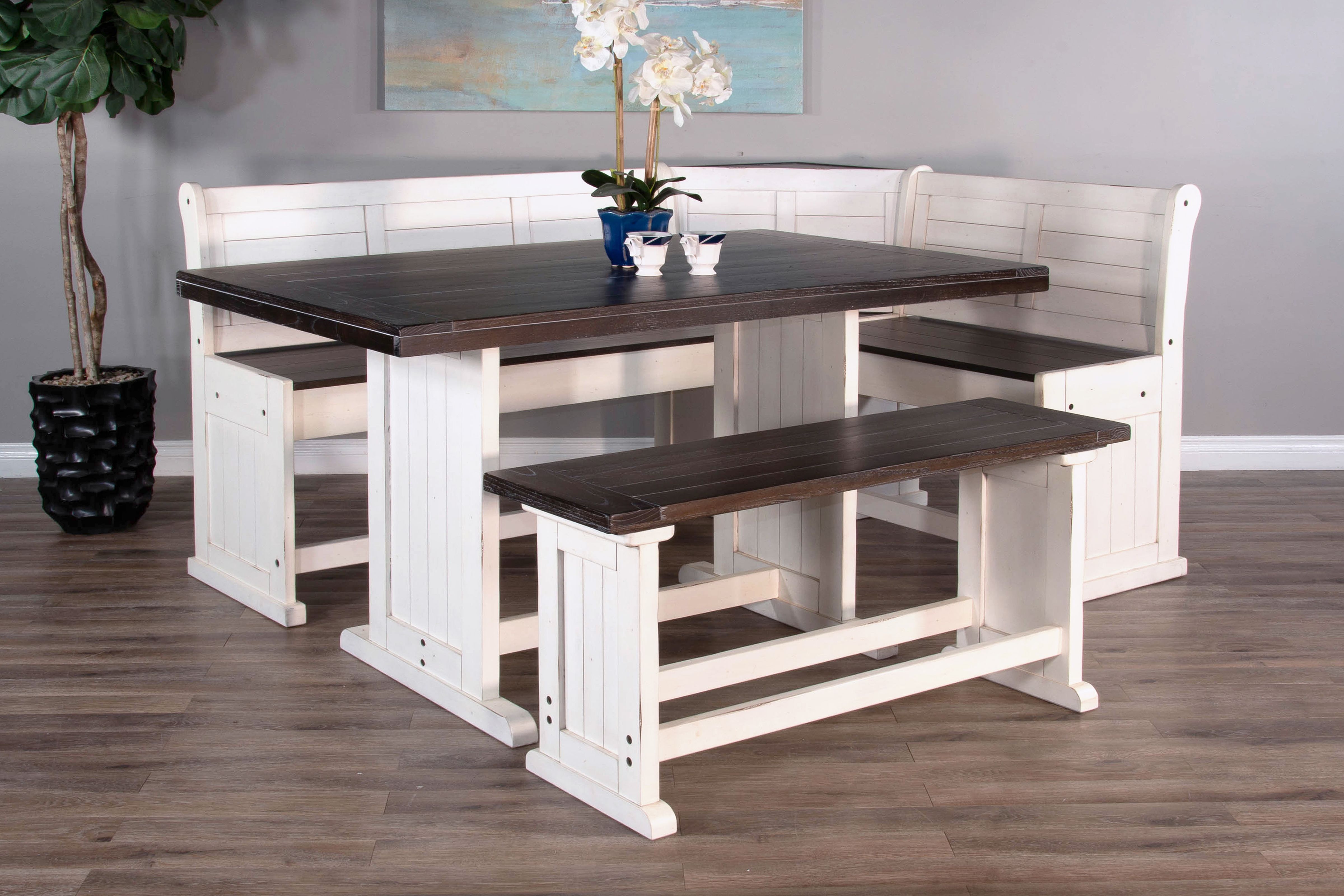 European cottage 3 piece dining nook discount