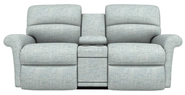 La-Z-Boy® Robin Mist Power Reclining Loveseat with Console, Headrest, and Lumbar-1