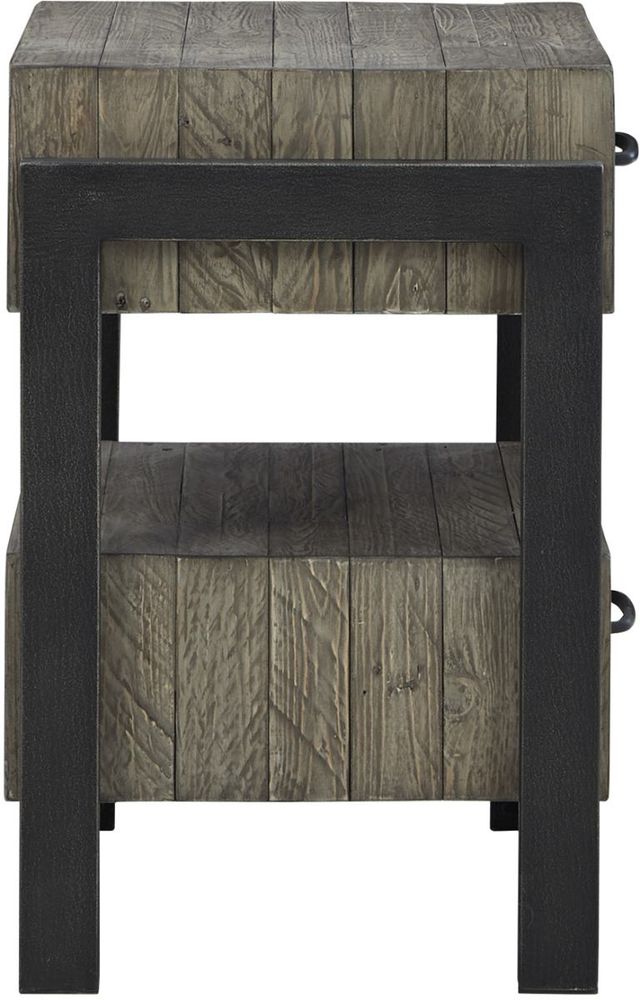 Signature Design by Ashley® Brennagan Gray Nightstand-3