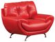 Furniture of America® Volos Red Chair-0