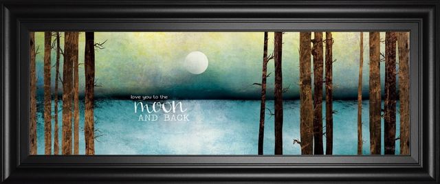 Classy Living Marla Rae Love You To The Moon and Back 42"W Wall Art-0