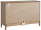 Whittier Wood® Furniture Bailey Almond 60" Low Dresser-4