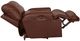 Catnapper® Wembley Walnut Leather Power Lay Flat Recliner with Power Adjustable Headrest and Lumbar Support-5