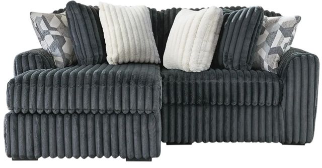 Signature Design by Ashley® Midnight-Madness 2-Piece Gunmetal Left-Arm Facing Sectional and Chaise-0