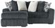 Signature Design by Ashley® Midnight-Madness 2-Piece Gunmetal Left-Arm Facing Sectional and Chaise-0