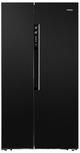 Vitara 36 in. 20.6 Cu. Ft. Black Counter Depth Side-by-Side Refrigerator-0