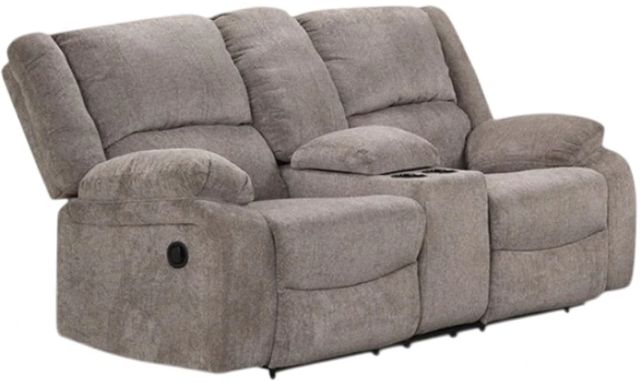 Furniture of America® Cosimo Mocha Manual Reclining Loveseat-0