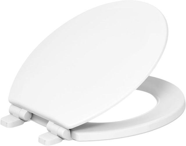 KOHLER® Triko™ White Quiet-Close™ Round-Front Toilet Seat-1