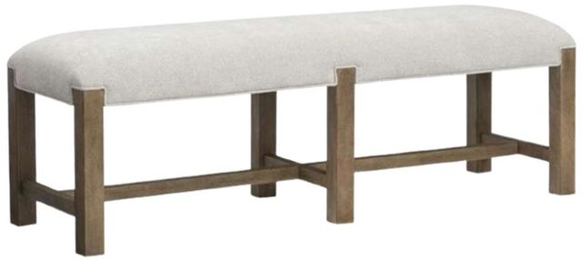 Magnussen Home® Plum Creek Elite Dove/Sierra Brown Bench-0